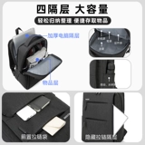 Мужская вместительная и большая сумка через плечо, ноутбук для путешествий, школьный рюкзак для школьников, бизнес-версия, для средней школы, подходит для подростков