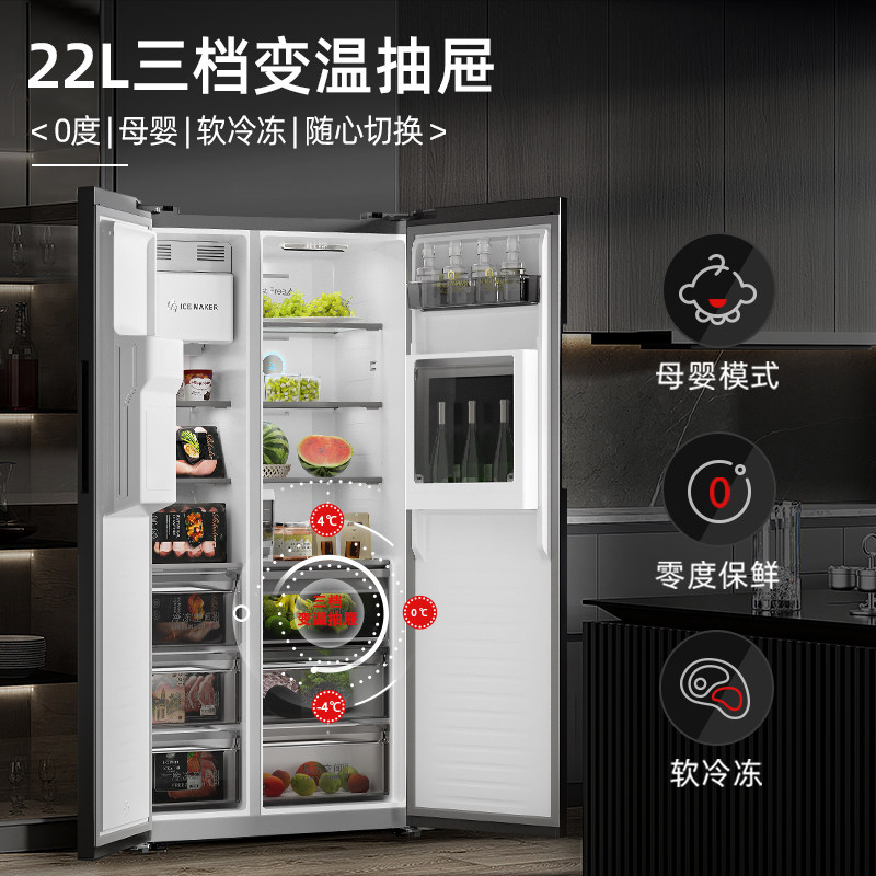 达米尼BCD-523WKDBZB（C）冰箱图片