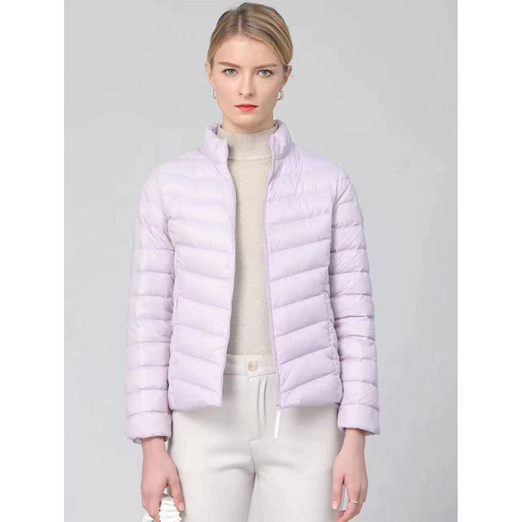 Ultra-Light down Jacket, Three-Layer Ultra-Light down Jacket, Stand-Up Collar, Soft down Jacket