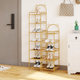 Cartoon wrought iron children's special shoe rack small cute mini baby shoe cabinet narrow home door slipper rack