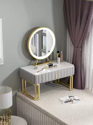 Light luxury small apartment window dressing table special mini makeup Taipei European Net red ins bedroom makeup table