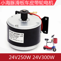 Mini Dolphin 24V250W 300W pulley high speed motor scooter MY1025 pulley motor