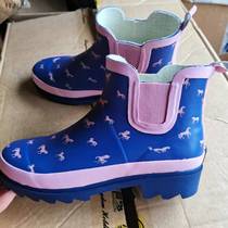 Spring and summer low-help rainboot fashion short-tube boots anti-slip lady shoes pure color lovely soft and light suitcase