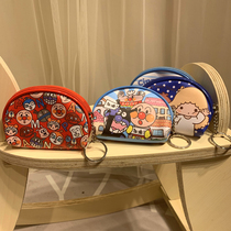 Mini zipper cute cartoon bread Anpanman bacteria boy coin purse Mini cosmetic bag single style