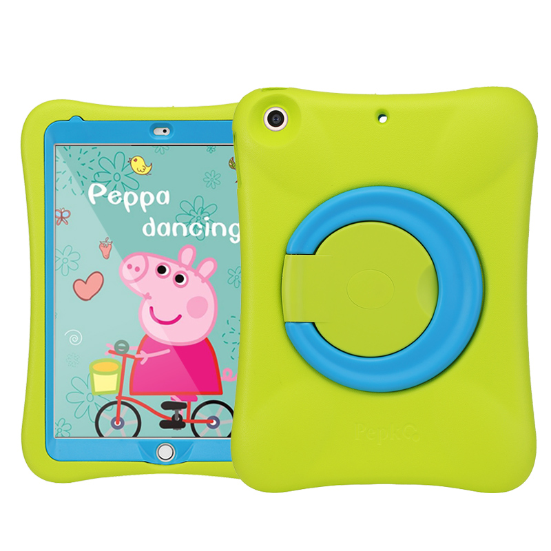 Vỏ bọc bảo vệ ipad 2018 mới màu đỏ bao gồm toàn bộ 2017 Apple ipad air2 vỏ da chống vỡ trẻ em 9.7 inch air1 máy tính bảng hoạt hình dễ thương sáng tạo vỏ di động mỏng - Phụ kiện máy tính bảng bao da ipad gen 6