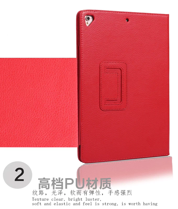 Apple ipad air2 bảo vệ vỏ lưới màu đỏ ipadair2 bao da với ipad ngủ đông Nhật Bản và Hàn Quốc sáng tạo khung chống vỡ a1566 a1567 máy tính bảng cô gái dễ thương vỏ mỏng - Phụ kiện máy tính bảng