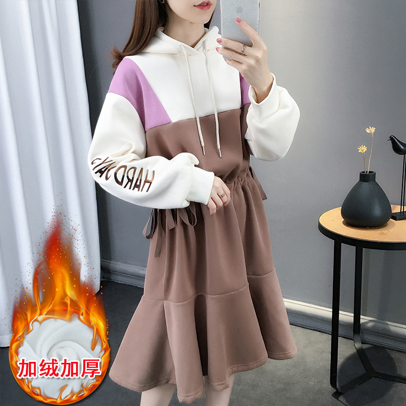 Anti-mùa qingcang phụ nữ áo len siêu lửa dày 2020 mới nước giả nhung knitsweater sâu đến đầu gối lỏng lẻo mã quần áo của phụ nữ