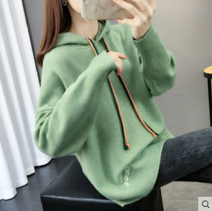 Anti-mùa qingcang phụ nữ áo len siêu lửa dày 2020 mới nước giả nhung knitsweater sâu đến đầu gối lỏng lẻo mã quần áo của phụ nữ