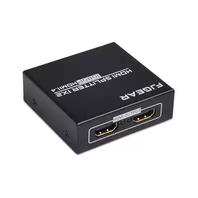 Fengjie HDMI splitter 1 in 2 out one point two 1 4 branch divider 3D high-definition audio splitter 1080p computer set-top box player one drag two display the same screen at the same time