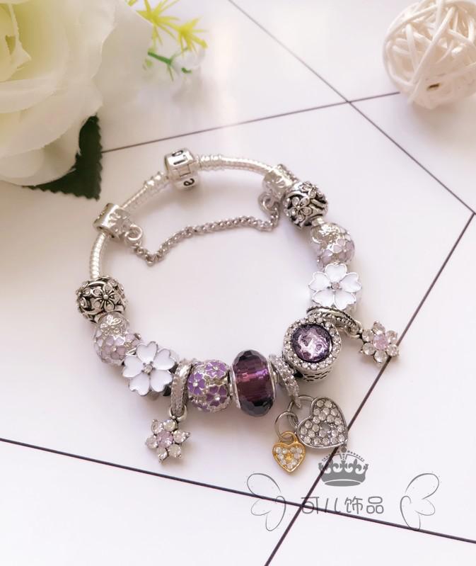 Adora S New Purple Hole Bead Bracelet Trend Personality Adora S New Purple Hole Bead Bracelet Trend Personality Jewelry Can Diy Year Gift