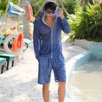 Beach pants mens suit couples seaside vacation trend shorts loose casual swimming trunks large size hot spring