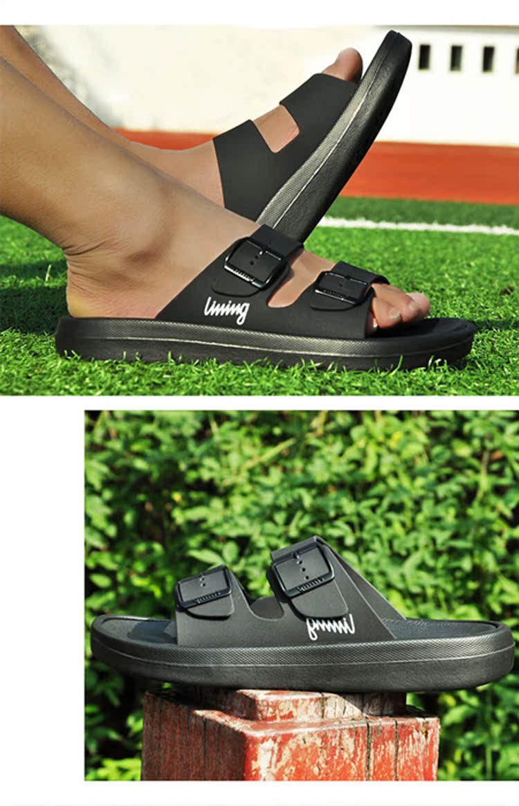 Dép Li Ning Giày nam mùa hè Mới Trong nhà và ngoài trời Giải trí Dép thể thao Giày dép không trơn trượt Giày dép chính hãng dép hot trend năm 2021