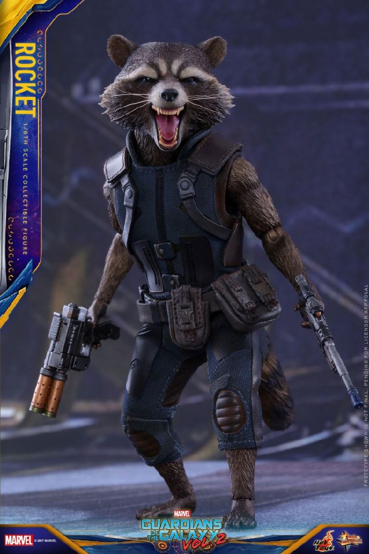 HotToys Rocket Raccoon2.0 Guardians of the Galaxy 1/6 Deluxe