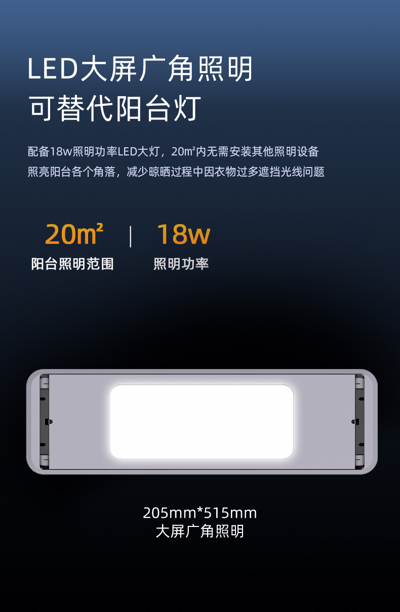 小米生态链 邦先生 M50STG 天猫精灵一体机 电动晾衣架 图4