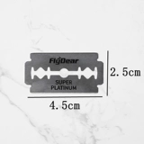 Импортное двусторонное лезвие из нержавеющей стали, старомодная бритва, в корейском стиле