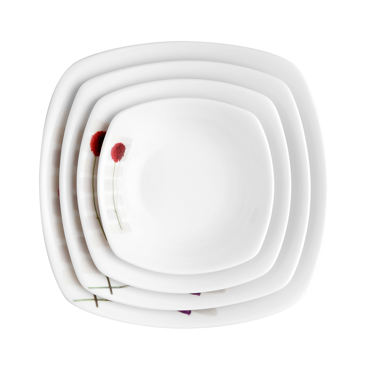 HAENGNAM Han Guoxing south China stands out 4/5.5 inch of small incision disc 2 only glair tableware