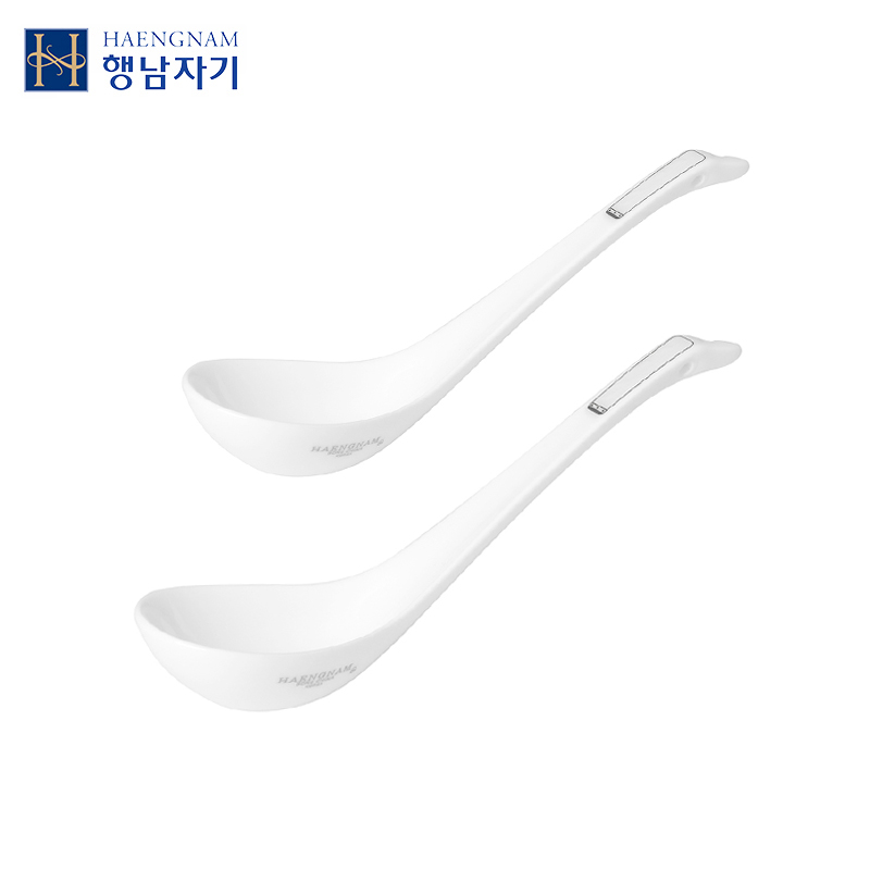 HAENGNAM Han Guoxing south China silver spoon 2 only glair tableware Han edition spoons