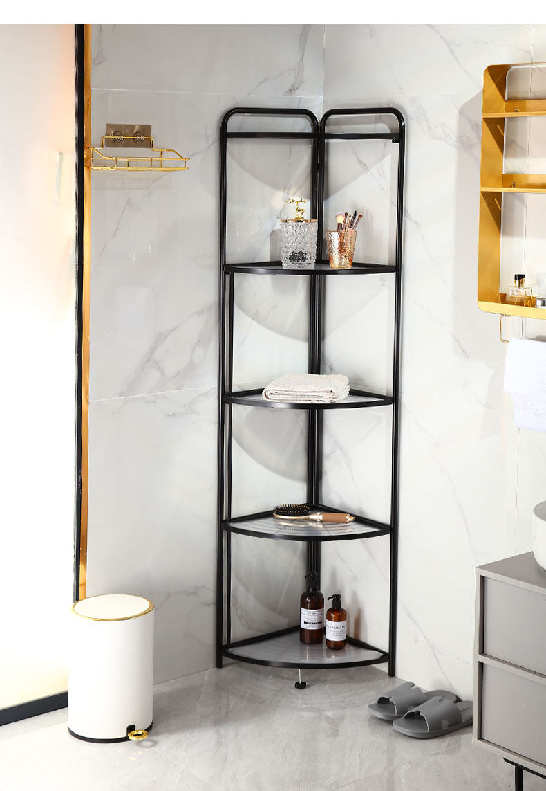 浴室卫生间置物架用品大全厕所洗手间脸盆三角收纳架多层架子落地详情13