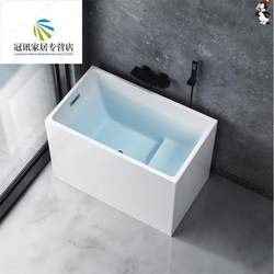 Bathtub household ceramic ordinary mother and baby store baby bath small Japanese style deep soaking double couple bathtub adult