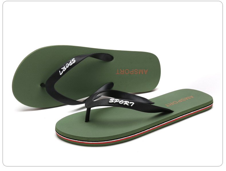 Mặt đất cách flip flops nam mùa hè dép chống trượt và dép cá tính Hàn Quốc phiên bản của xu hướng pinch ngoài trời giày bãi biển của nam giới thường