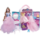 Anlili Dress Up Doll Fantasy Princess Music Wardrobe Clothes Crossdressing Simulation Play House Toy Set ສໍາລັບເດັກຍິງ