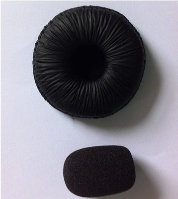 Aiteo Beien phone headset Leatherette ear cotton Head-mounted headset Sponge holster microphone cotton Hollow cotton