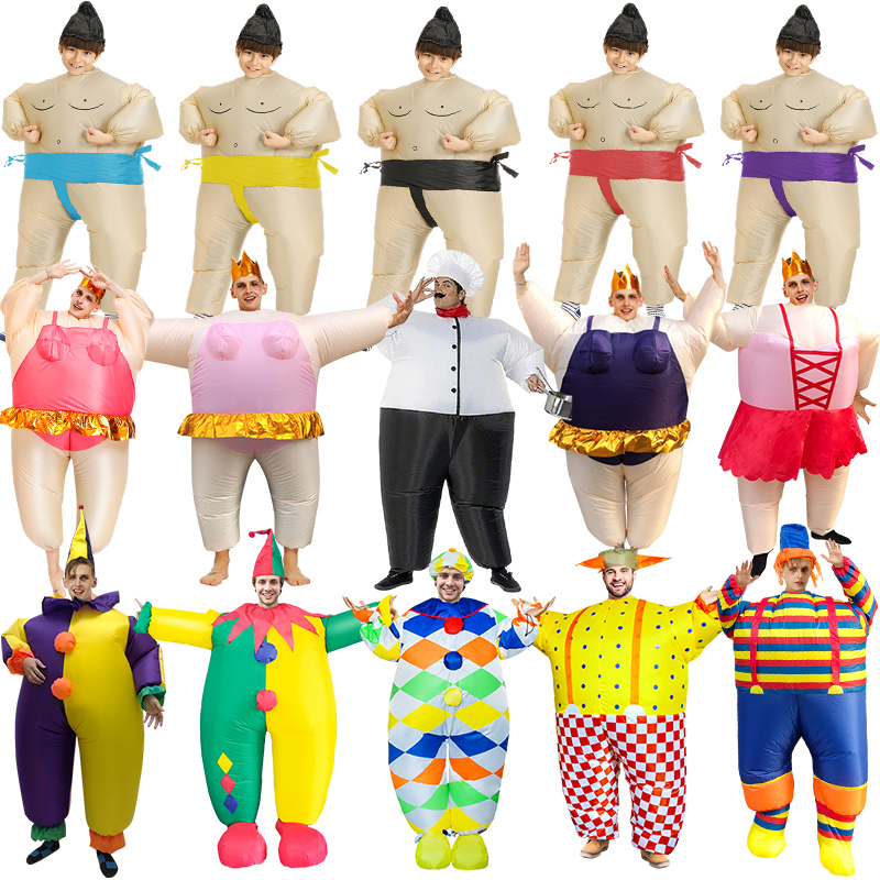 Annual Meeting Show Corporation School Activities Prop Fool's Day Clown Show Fat Clothes Inflatable Puppet Clothes