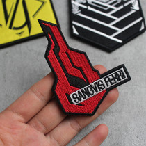 Adolescent girls front magic posted embroidery with 404 squad Griffin armchapter personality chapter chapter chapter of the chapter of the morale