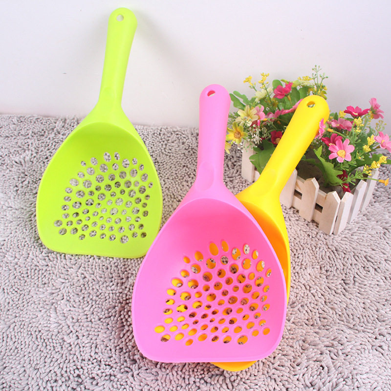 New Pet Cat Sand Shovel Super Large Round Hole Cat Sand Shovel Shovel ten Toilet Dog Kitty Cleaning Supplies