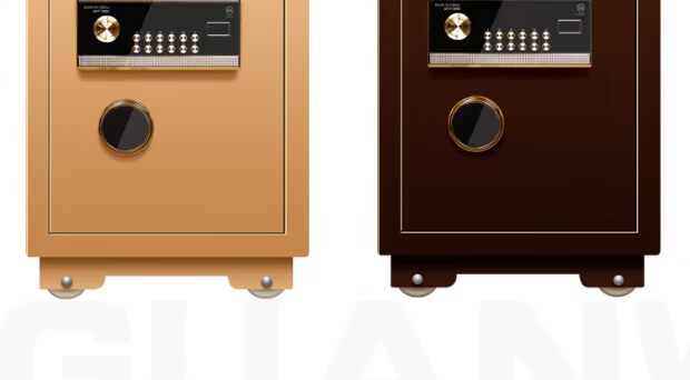 Guanwei an toàn hoạt động bằng đồng an toàn bằng thép an toàn bằng thép thanh toán tiền mặt tủ 60cm siêu thị khách sạn tủ văn phòng chuyên dụng - Két an toàn két sắt bauche