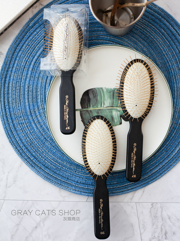 Kristinson comb Clintons Senson cat dog beauty row comb handle comb-pin comb home gold handle comb