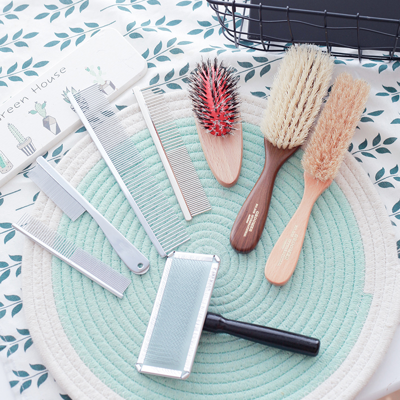 Japan's K-pro palace pet comb, pet needle comb, row comb, massage comb, handle comb, hair care