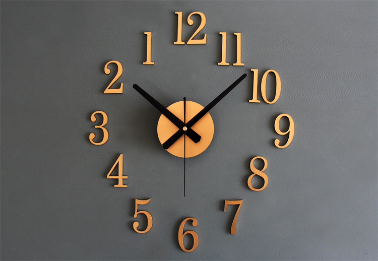 Acheter Inversion Horloge Temps Retour Métal Texture 3d Stéréo Diy Horloge Murale Mode Créatif Horloge Bricolage Auto De 10 Du Beautylife88 Dhgate Com
