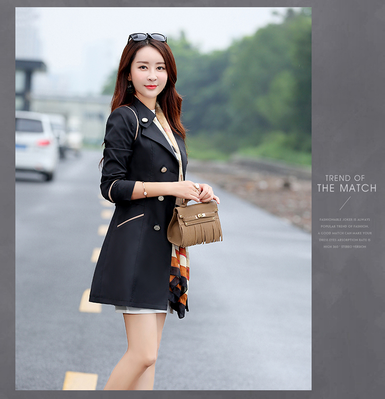 Áo mới 2018 thời trang xuân hè hoang dã áo cỡ lớn phiên bản Hàn Quốc khí chất là nữ mỏng phần dài áo gió mùa thu mỏng áo khoác chống nắng nữ