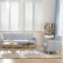 Vải ghế sofa sofa căn hộ nhỏ nhỏ đôi phòng ngủ ban công ba ghế sofa nhỏ quần áo nhỏ gọn cho thuê cửa hàng - Ghế sô pha