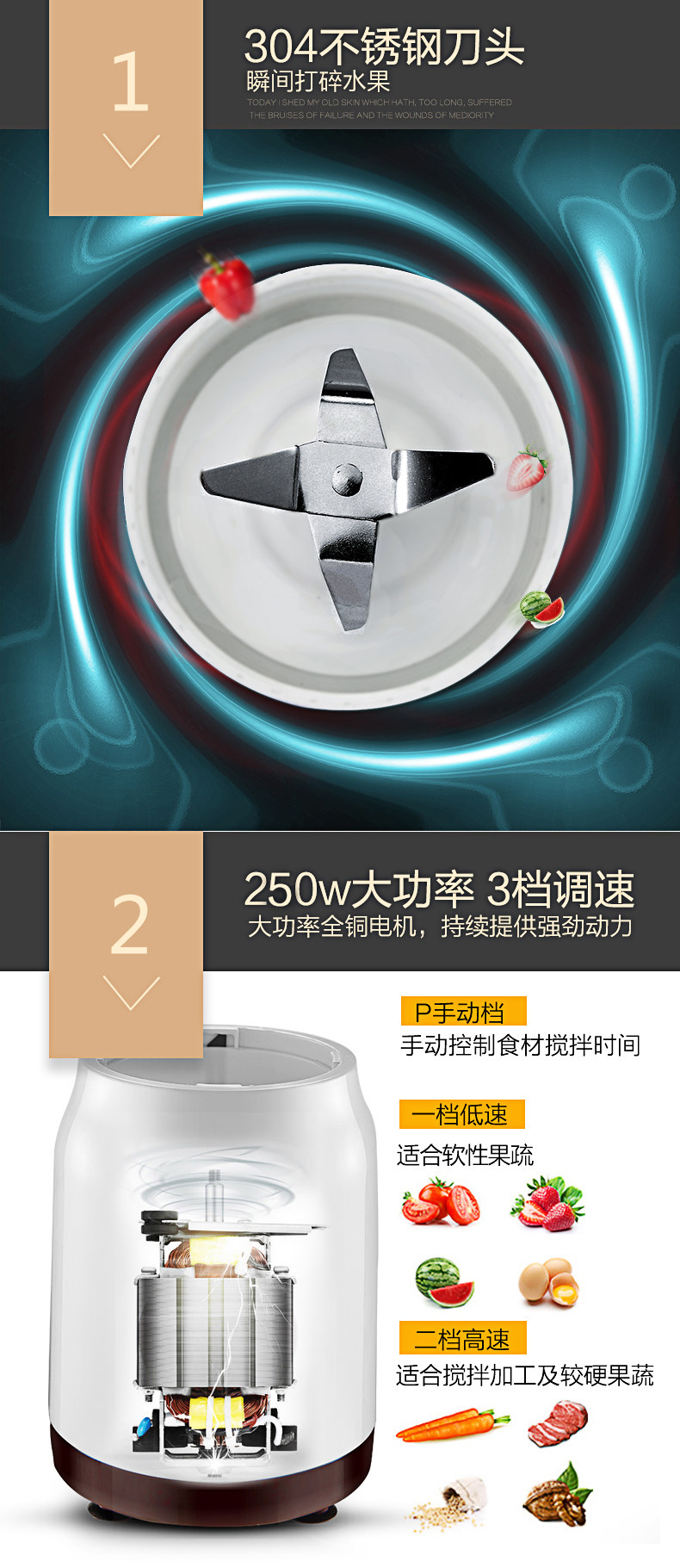 HanJiaOurs/漢佳歐斯多功能榨汁機