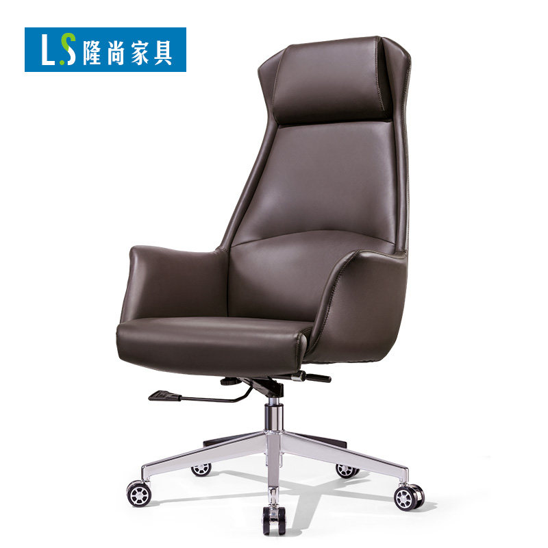 Boss chair office chair computer chair universal wheel simple modern lifting rotating chair manager chair master chair large leather chair