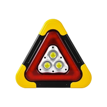 Tripod warning sign car tripod reflective led solar safety failure parking rescue replacement spare tire