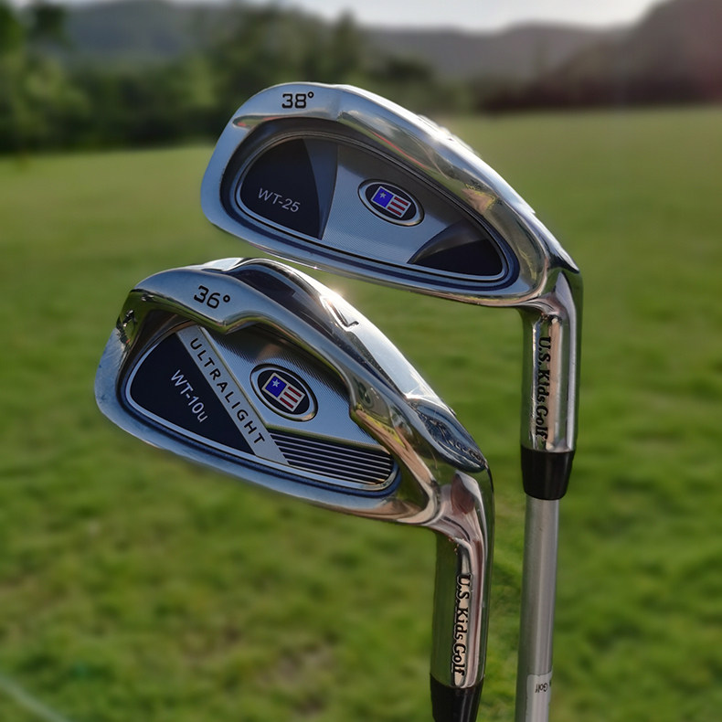 American uskids children's golf club beginner carbon seventh iron stainless steel head lightweight
