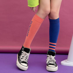 Calf socks, women's socks, knee-length thin leg fitness isn trendy running sports thin high tube AB version on behalf of