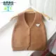 Bé trai mùa xuân và mùa thu áo len dệt kim len mỏng phong cách nước ngoài mới trẻ em áo khoác vest trẻ em - Áo ghi lê