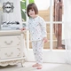 Bộ đồ lót cho bé cotton mùa xuân và mùa thu mẫu 1 tuổi 6 tháng cardigan sơ sinh 2 nam nữ quần áo thu 3 đồ ngủ cho bé - Quần áo lót