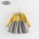 Quần áo trẻ em thêu hươu mới mùa thu Hanfu Tang phù hợp với trẻ sơ sinh và trẻ mới biết đi váy nữ dài tay xu hướng 2020 - Khác