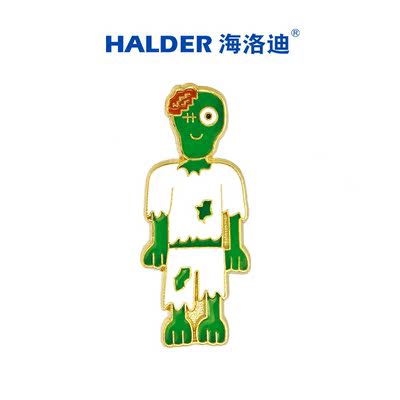 Hailodi's original "Graveyard Party" Skeleton Zombie Ghost Mummy brooch badge