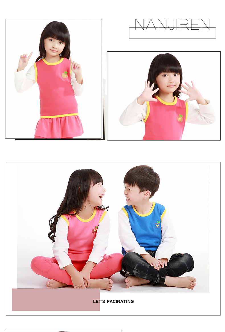 Trẻ em Nam Cực mặc vest trẻ em vest trẻ em cotton bé trai và bé gái đồ lót ấm áp trẻ em cộng với vest nhung quần áo bé gái