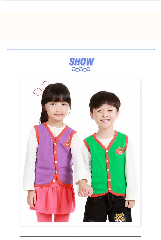 Trẻ em Nam Cực mặc vest trẻ em vest trẻ em cotton bé trai và bé gái đồ lót ấm áp trẻ em cộng với vest nhung cửa hàng quần áo trẻ em