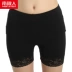 2 quần Nam Cực ren chống ánh sáng an toàn quần cotton nữ mỏng mùa hè màu xám kích thước lớn quần short cơ sở - Quần short