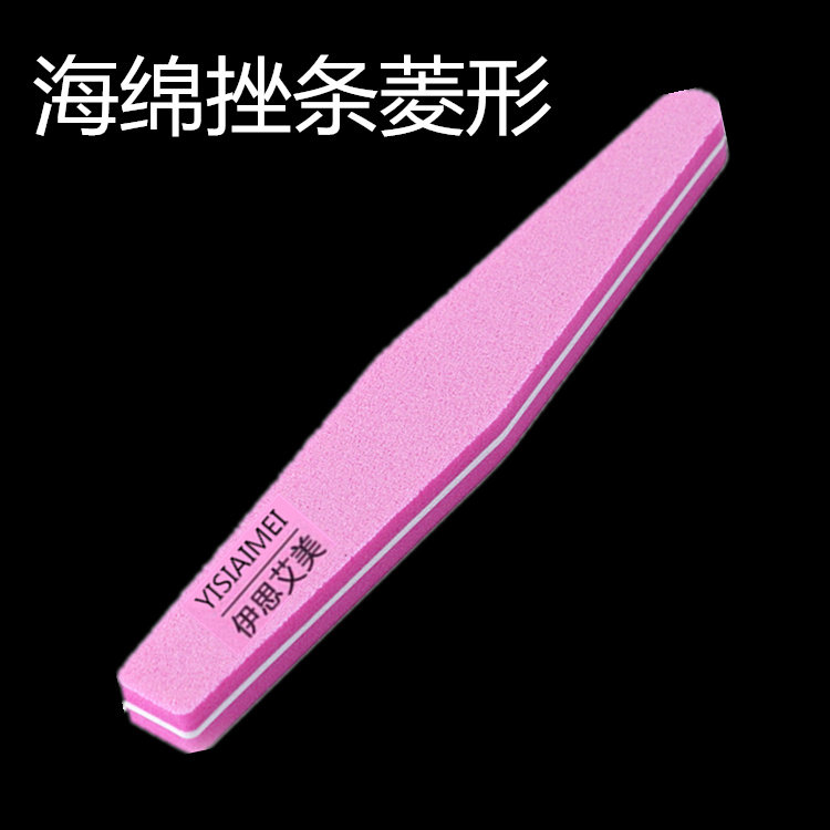 Mechia Tool Nail Filing Polished Bar sponge Bruised Rhomboid Chia polished nail file
