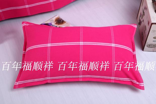 Bán hàng ngày dày mã hóa hướng dẫn sử dụng vỏ gối vải thô cũ [một cặp] gối đơn sọc 48 * 75cm - Gối trường hợp gối nước