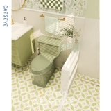 Кошачьи глаза ретро туалетная плит